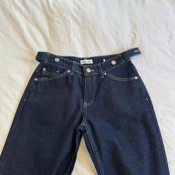 Peachy den navy straight leg jeans - Picture 3 of 6